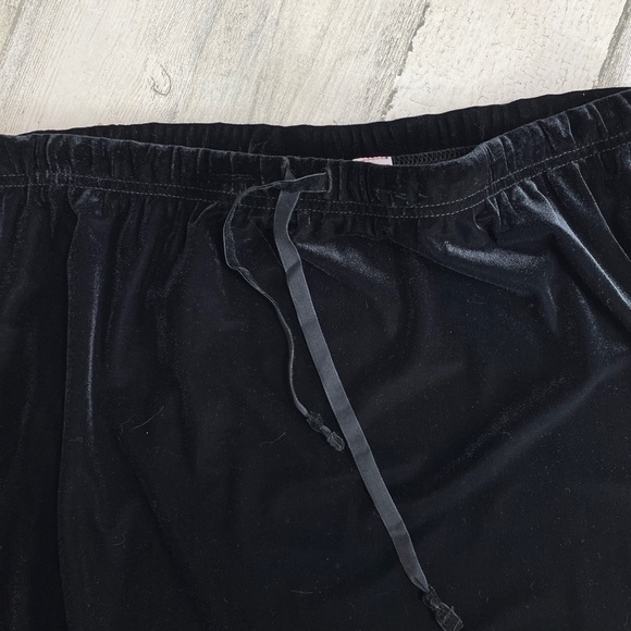 Liz Claiborne Liz & Co Velvet Maxi Skirt Drawstring Vintage Large - Picture 4 of 4